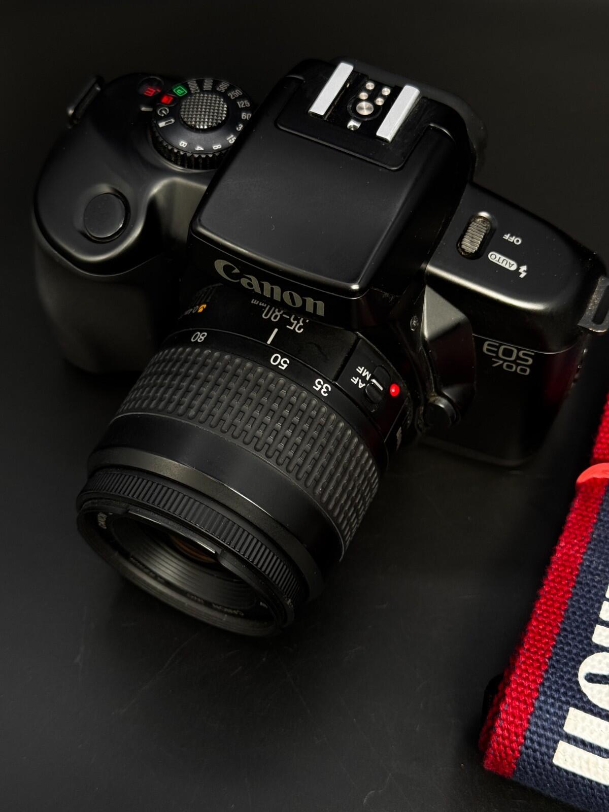 Canon EOS 700 35mm SLR Film Camera & 35-80mm Canon Lens - Working - Read Details