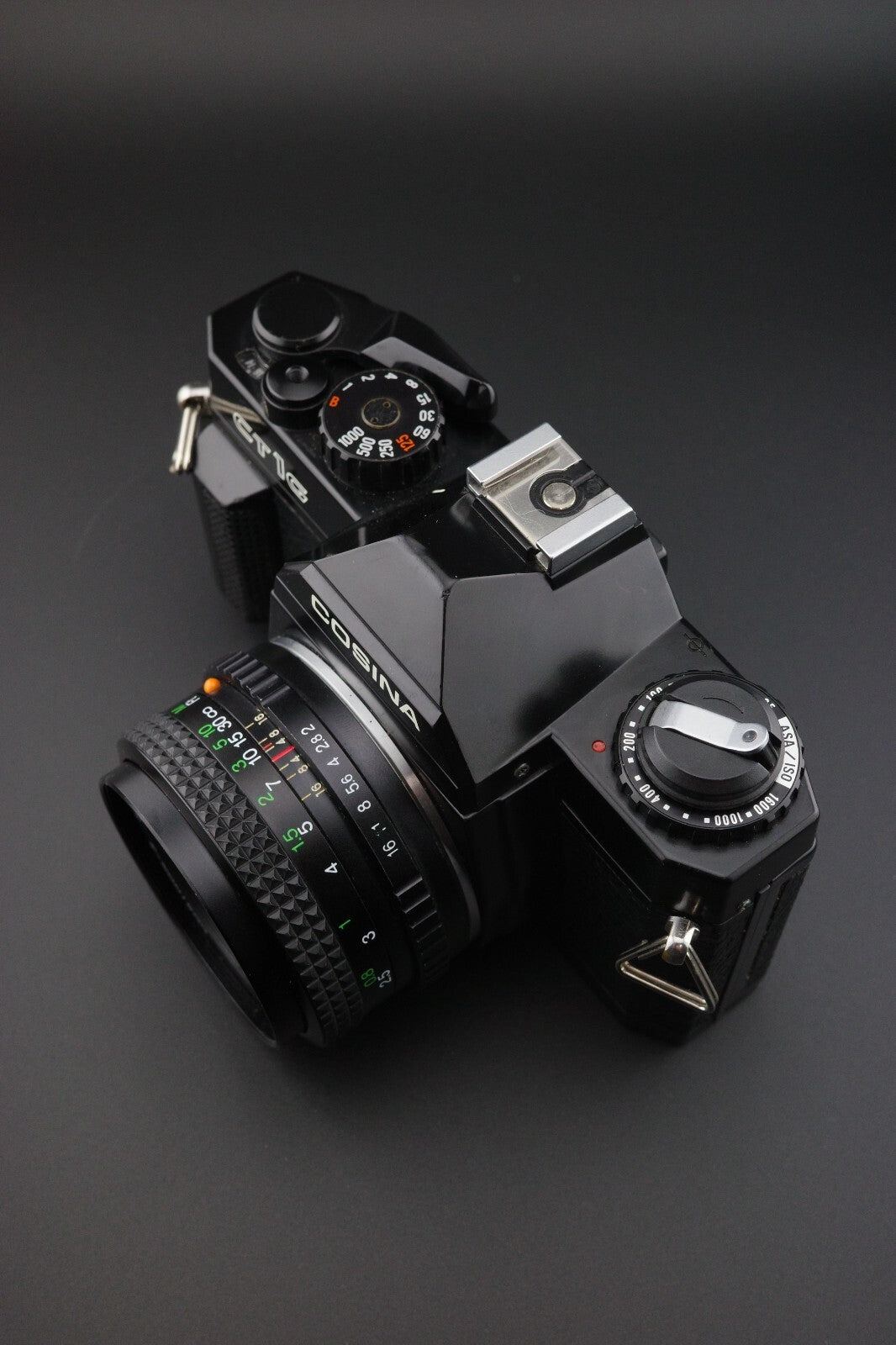 Cosina CT1G Vintage 35mm Film SLR Camera + 50mm 1:2 Lens - Tested & Working