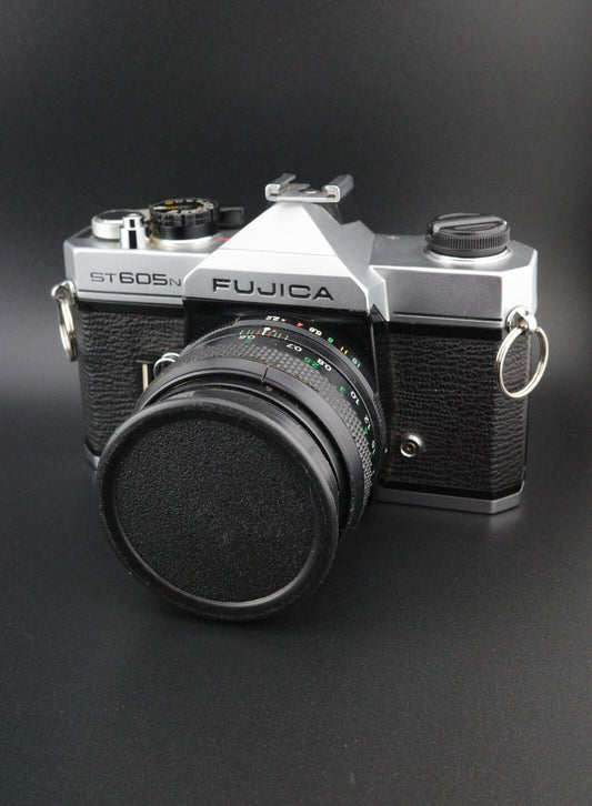 Fujica ST605N 35mm SLR + Fujinon 55mm f/2.2 Winds, Fires With Faulty Light Meter