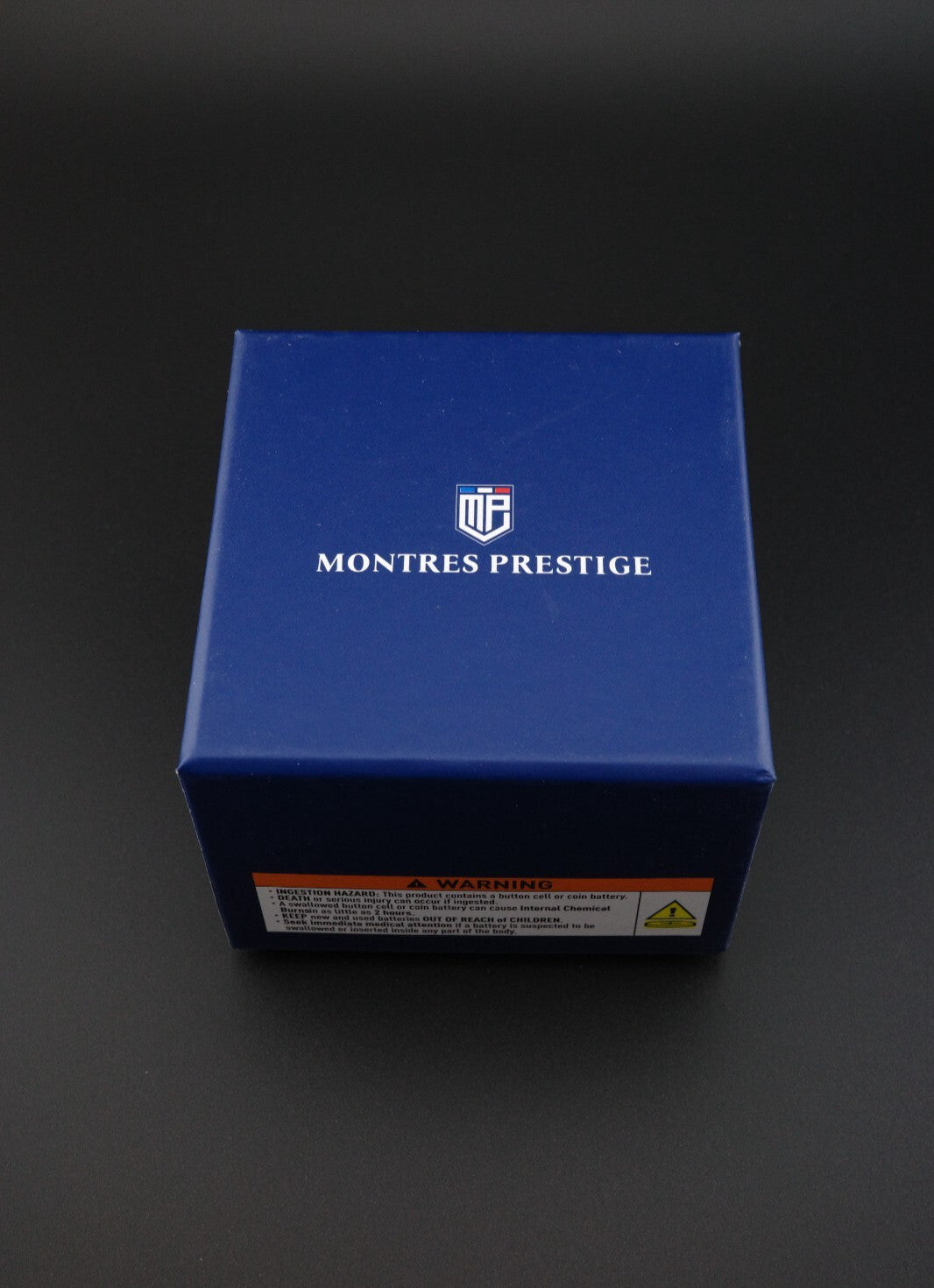 Montres Prestige MPW-0349 Men’s Watch 44mm Gold Blue Dial - Brand New & Boxed