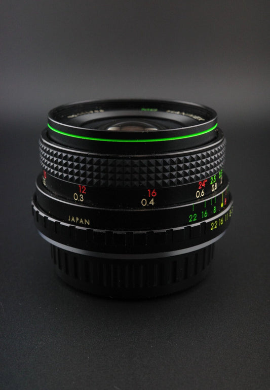 Vintage 1980's Hanimex Manual Focus 28mm f2.8 Wide Angle Lens Pentax - K Mount