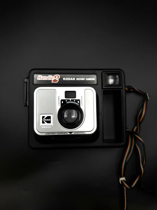 Vintage 1979 Kodak Handle 2 Instant Camera With Box & Manual - Untested