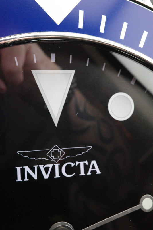 Invcta Pro Diver Wall Clock 70045 - Blue / Black - Brand New & Boxed