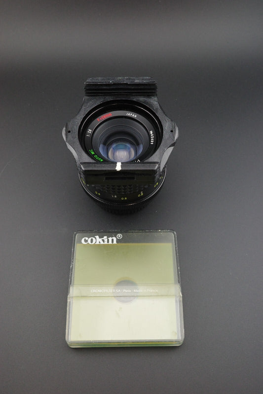 Prinzflex Auto MC 28mm f2.8 Wide Angle Lens - Pentax PK Mount + Cokin Filter Set