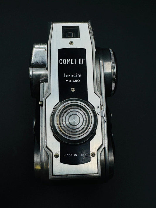 Vintage Bencini Comet III Point & Shoot Film Camera - Untested