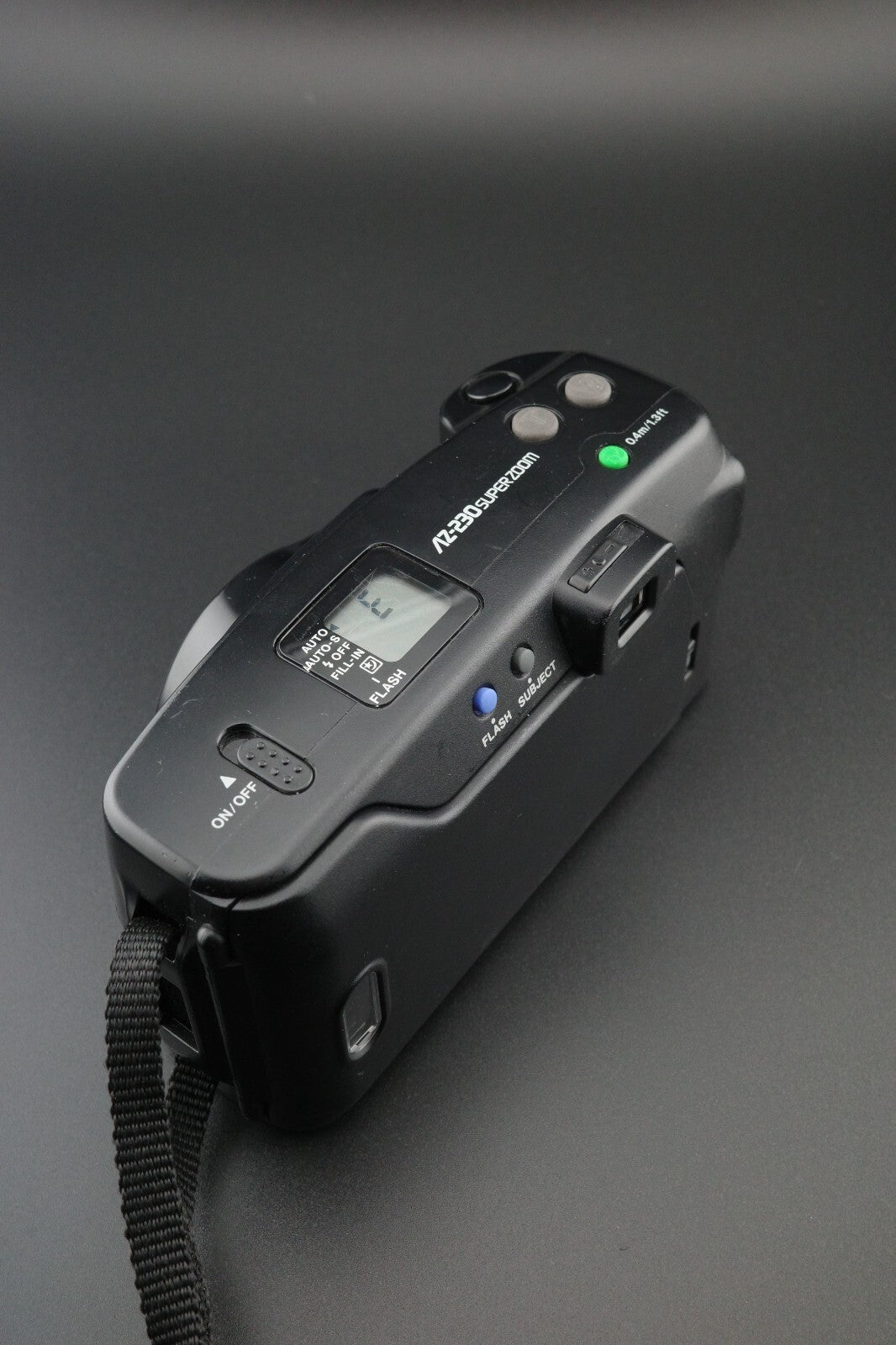 Olympus AZ-230 Superzoom 35mm Film Camera 38-90mm Autofocus - Tested & Working