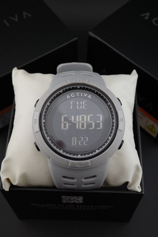 Brand New & Boxed Activa Summit X Invicta ACW1915-003 Men's Digital Watch 50mm Grey