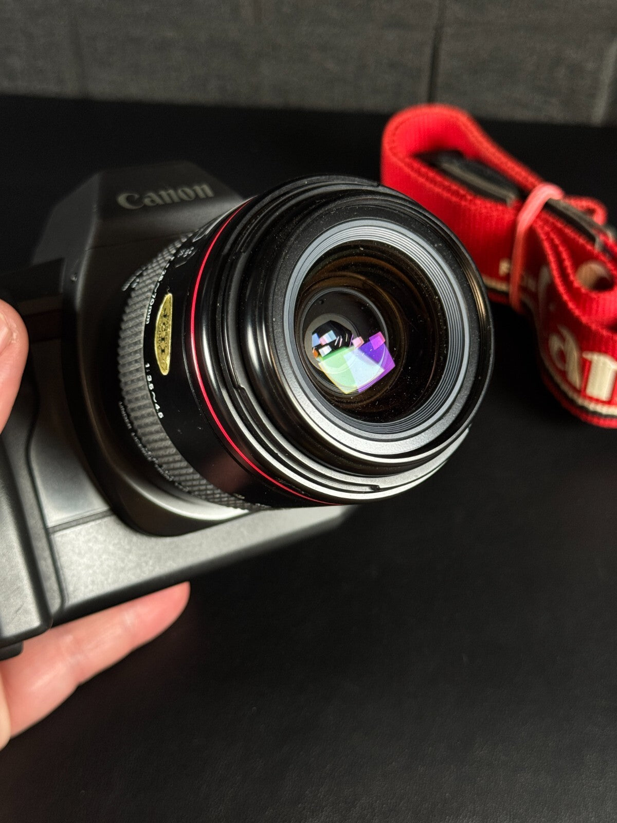 Canon EOS 600 SLR 35mm Film Camera + Zeiss Jenazoom Super 28-70mm Lens - Working