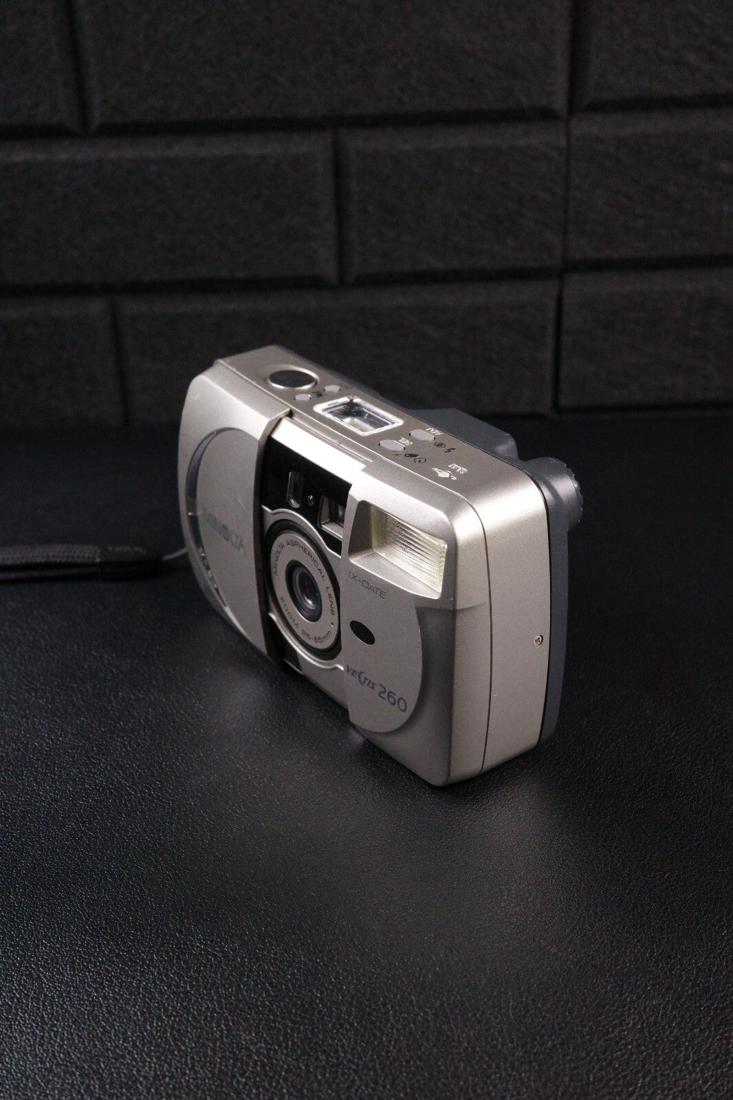 Minolta Vectis 260 IX-Date Vintage 1990's APS Film Camera - Tested & Working