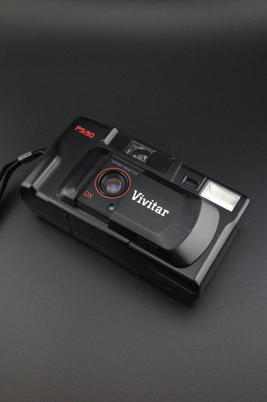 Vivitar PS-30 Vintage 1990's 35mm Point and Shoot Film Camera - Tested & Working
