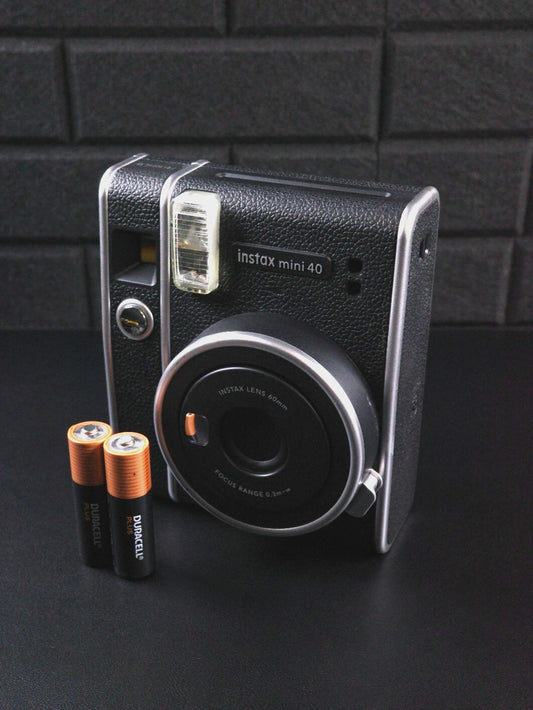 Fujifilm Instax Mini 40 Instant Film Camera + Batteries - Tested & Working