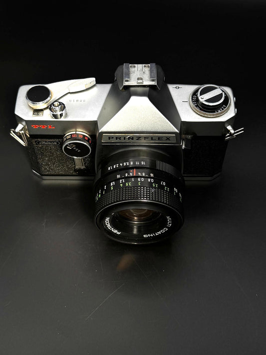 PRINZFLEX Super TTL Vintage 1960's 35mm Film Camera & Pentacon 50mm 1.8 Lens