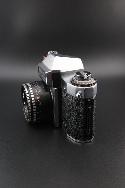 Praktica PL Nova 1B 35mm SLR + Meyer Optik 50mm f/2.8 - Film Tested & Working