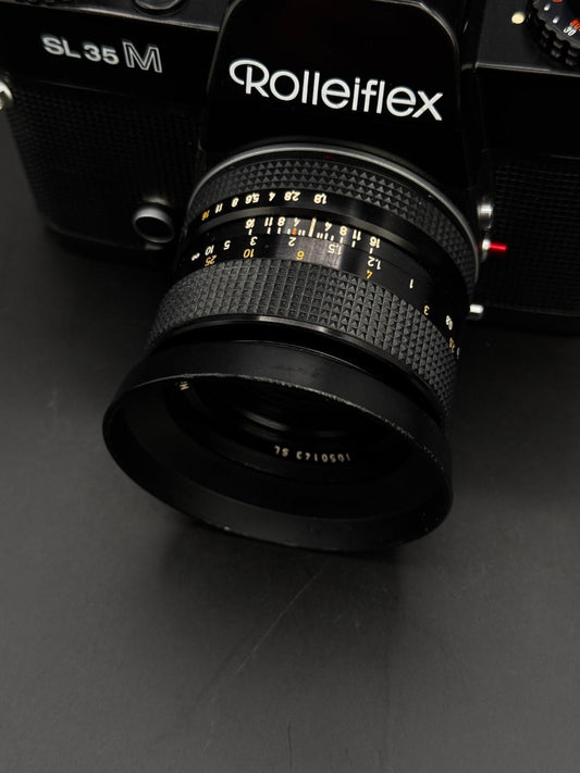 Rolleiflex SL35M 1970's SLR 35mm Film Camera + Planar 50mm F/1.8 Lens -Working