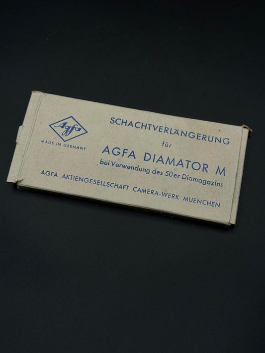 Agfa Diamator M Shaft Extension (Schachtverlängerung) – Made in Germany – Boxed