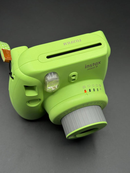 Fujifilm Instax Mini 9 Lime Green Instant Camera + Film & Batteries - Working