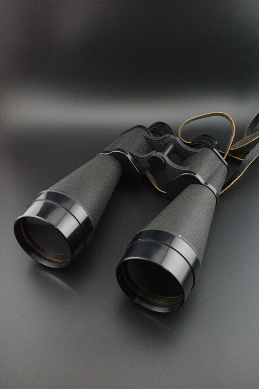 Telstar REGD Vintage 1960's 35x60 Binoculars + Original Leather Hard Case Tested