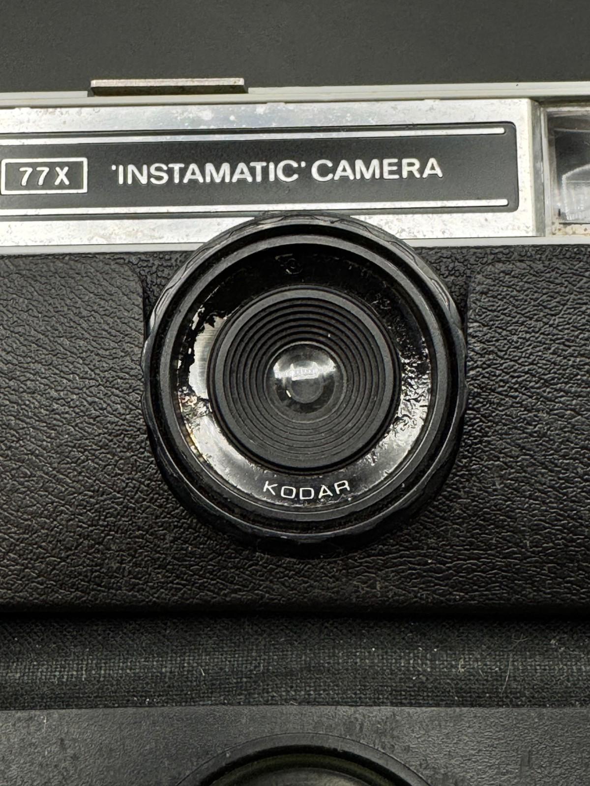 Vintage Kodak 77 X Instamatic Retro 126 FilmCamera + Case