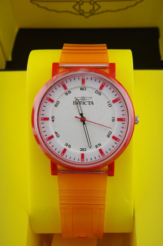 Brand New & Boxed Invicta Angel 50750 ABS Red / Silver Ladies Wristwatch