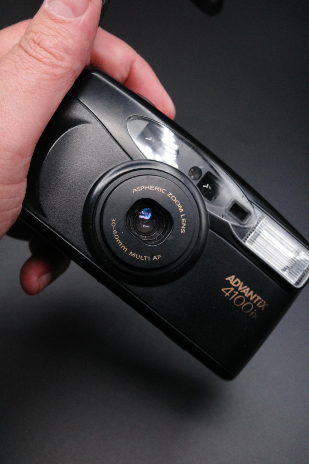 Kodak Advantix 4100ix Zoom APS Film Camera Black Tested & Working