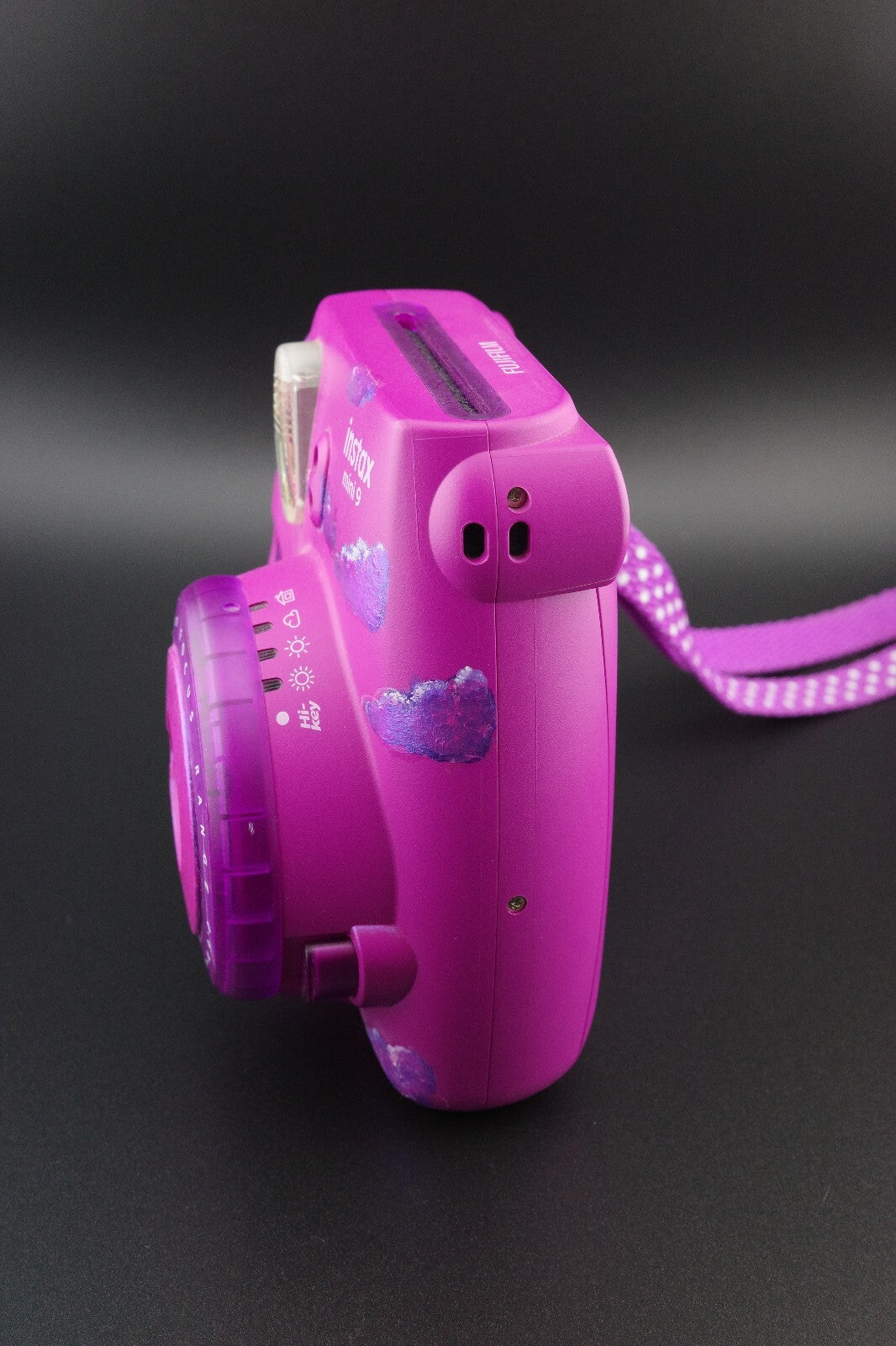Fujifilm Instax Custom Hand Painted Mini 9 Instant Camera + Batteries - Working