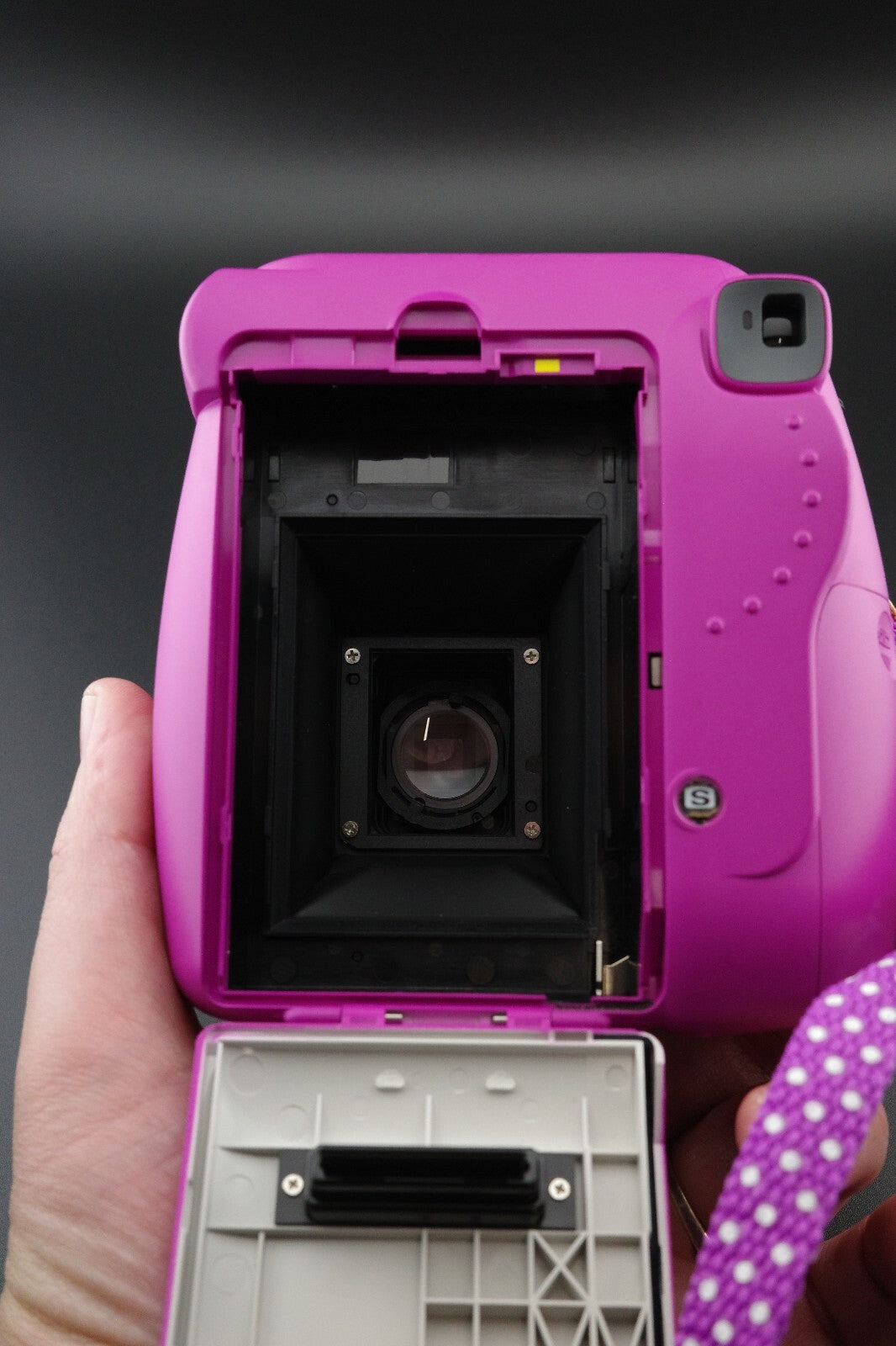 Fujifilm Instax Mini 9 LTD ED Purple Instant Camera + Batteries Tested & Working