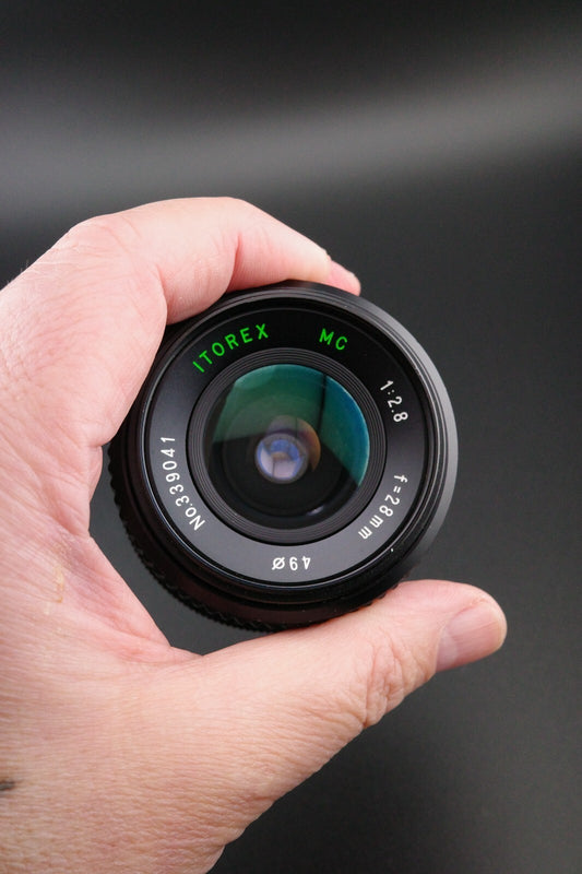 Itorex MC Vintage 28mm f2.8 Wide Angle Lens - Canon FD Mount - Clean & Working