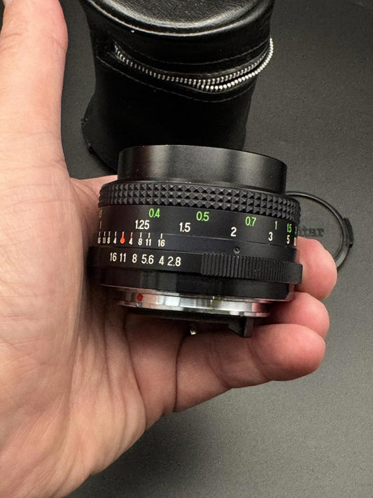 Vivitar MC Wide Angle 28mm f2.8 Vintage Lens PK Tested Clean Glass + Case - VGC