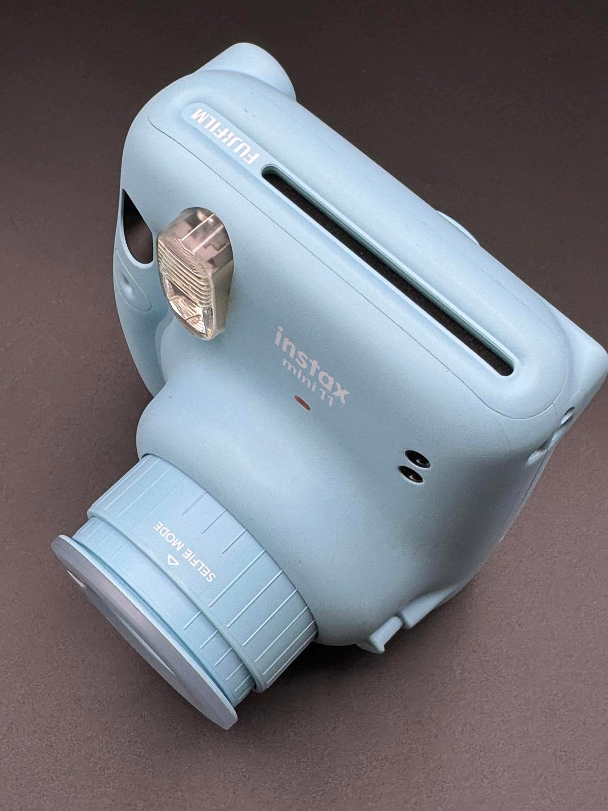 Fujifilm Instax Mini 11 Baby Blue Instant Camera + Film & Batteries - Working