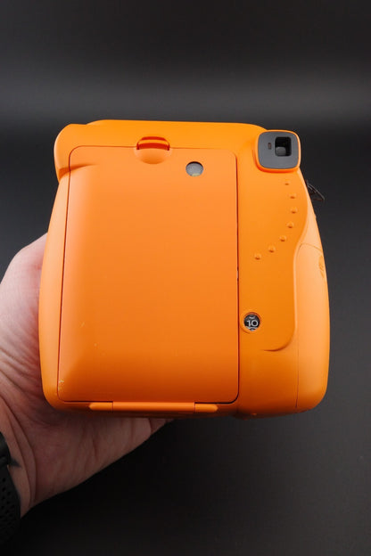 RARE Fujifilm Instax Mini 9 Orange Instant Film Camera - Tested & Fully Working