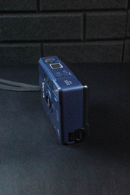 Canon IXUS AF Vintage 1990's Blue Compact APS Film Camera + Case Tested Working