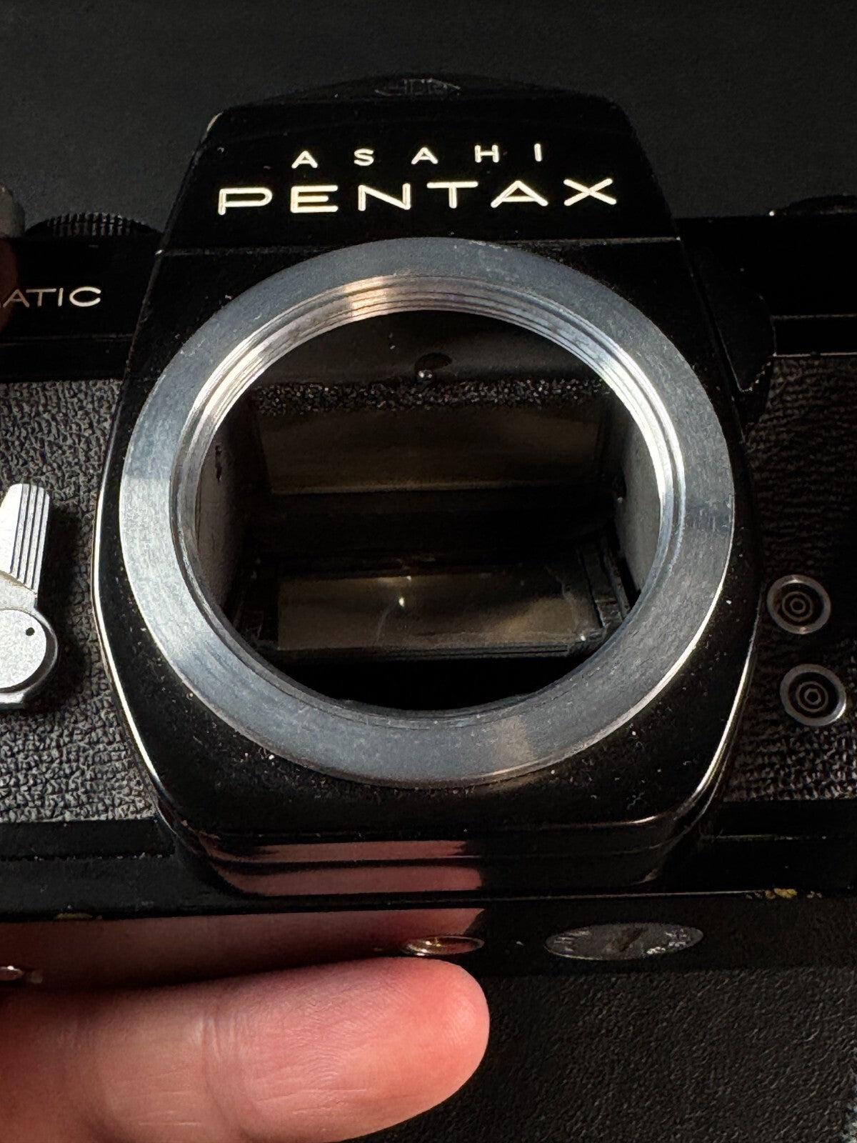 Asahi Pentax Spotmatic SP 35mm SLR Film Camera + Takumar 55mm 1.8 Lens - Working
