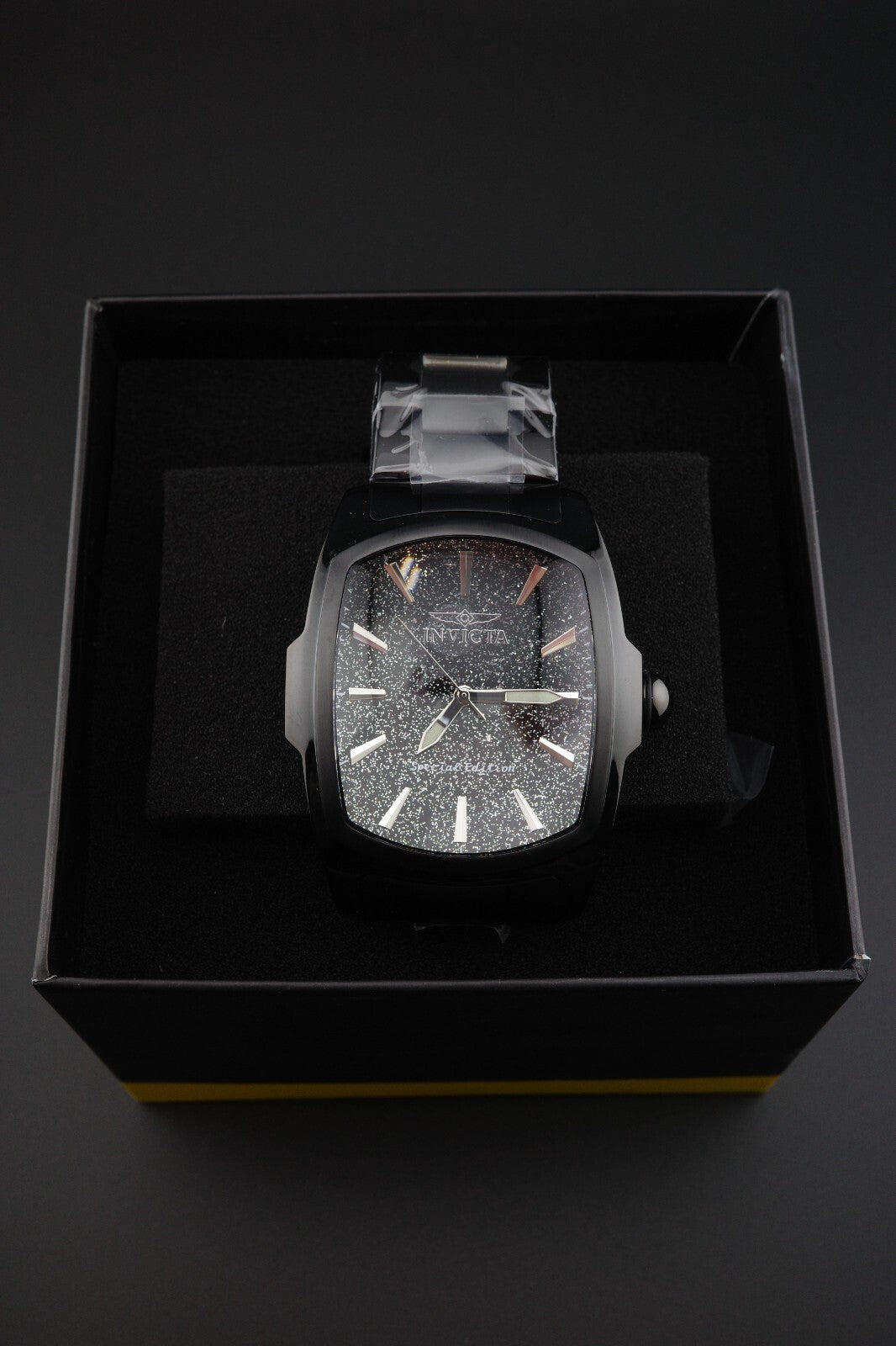 Invicta Lupah 50803 Men's Quartz Watch 47mm Black Stainless Steel - New & Boxed