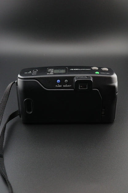 Olympus AZ-230 Superzoom 35mm Film Camera 38-90mm Autofocus - Tested & Working