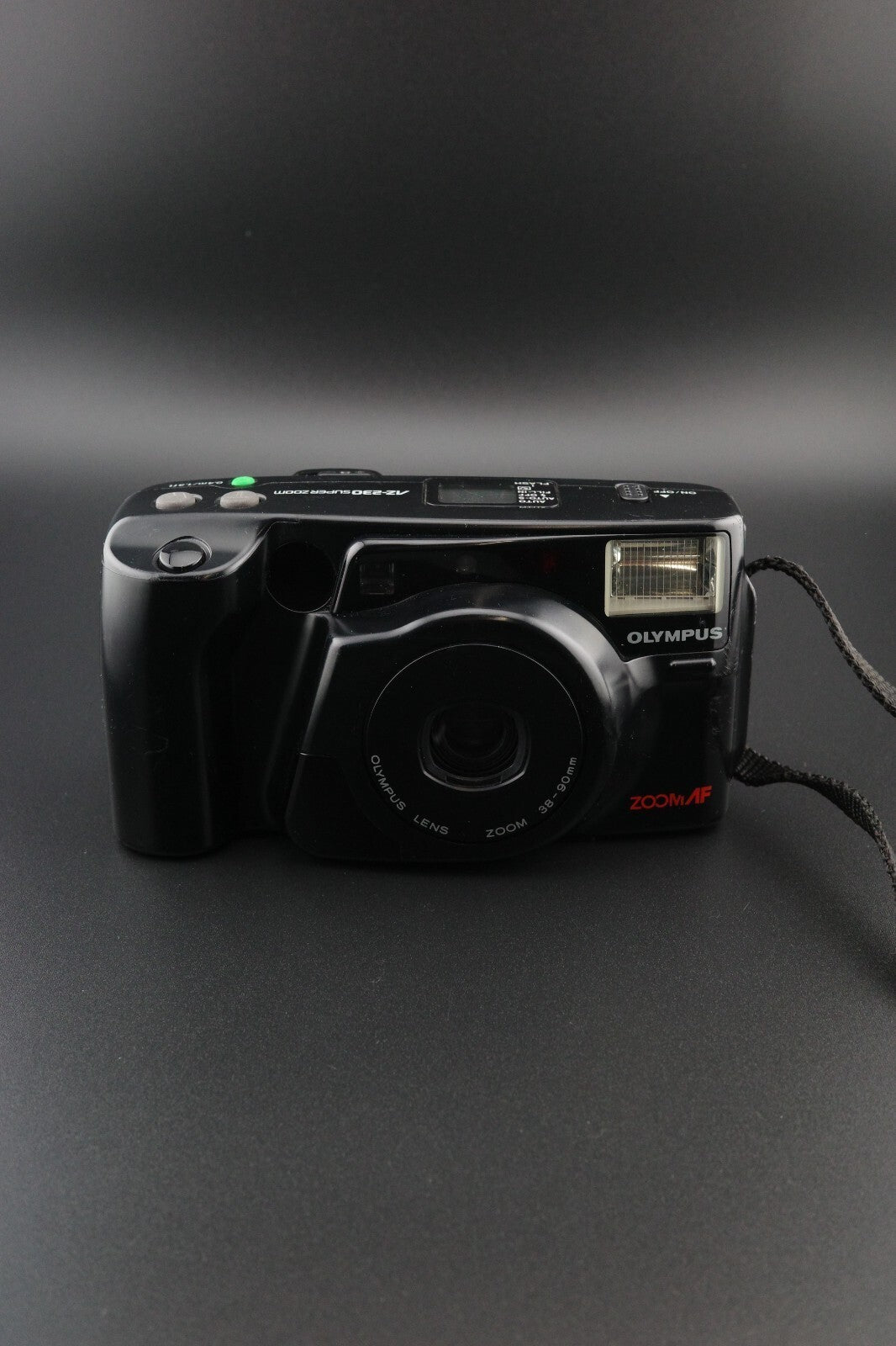 Olympus AZ-230 Superzoom 35mm Film Camera 38-90mm Autofocus - Tested & Working
