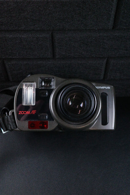 Olympus AZ-330 Superzoom Vintage 1990's 35mm Camera + Batteries - Working VGC