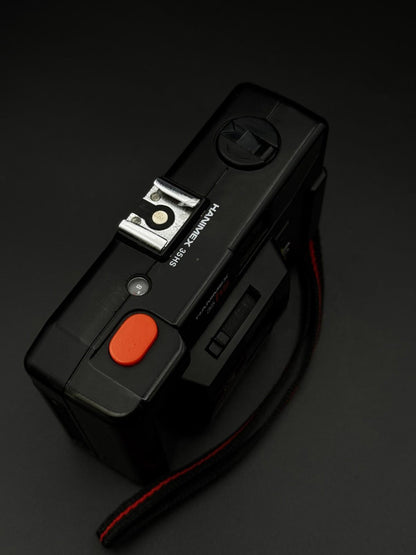 Hanimex 35HS Vintage 35mm Compact Film Camera Black 33mm Lens - Tested & Working