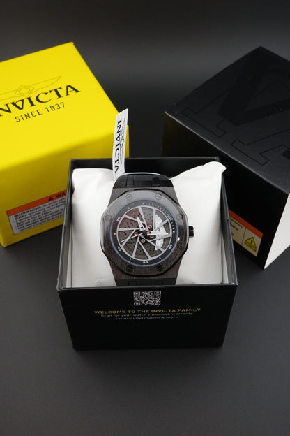 Invicta Speedway Rim 69489 Men's Racing 42mm Black Quartz Watch Brand New Boxed