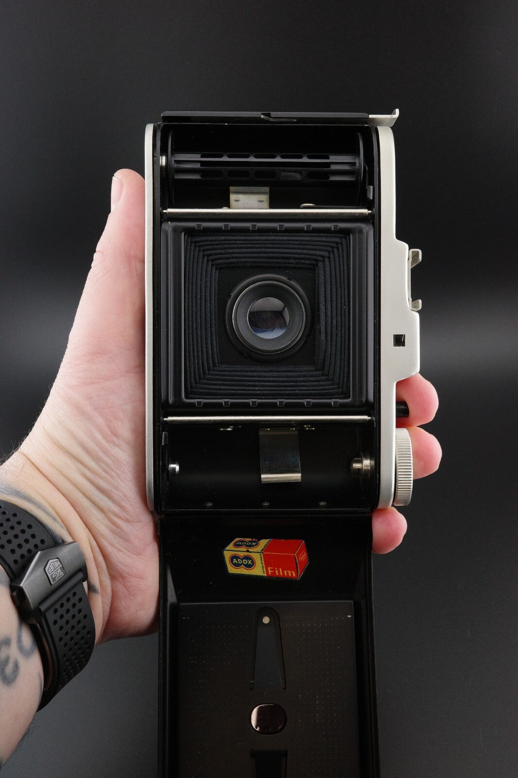 ADOX Golf Vintage 1950's 120 Film Folding Camera 6x6 - Tested & Working