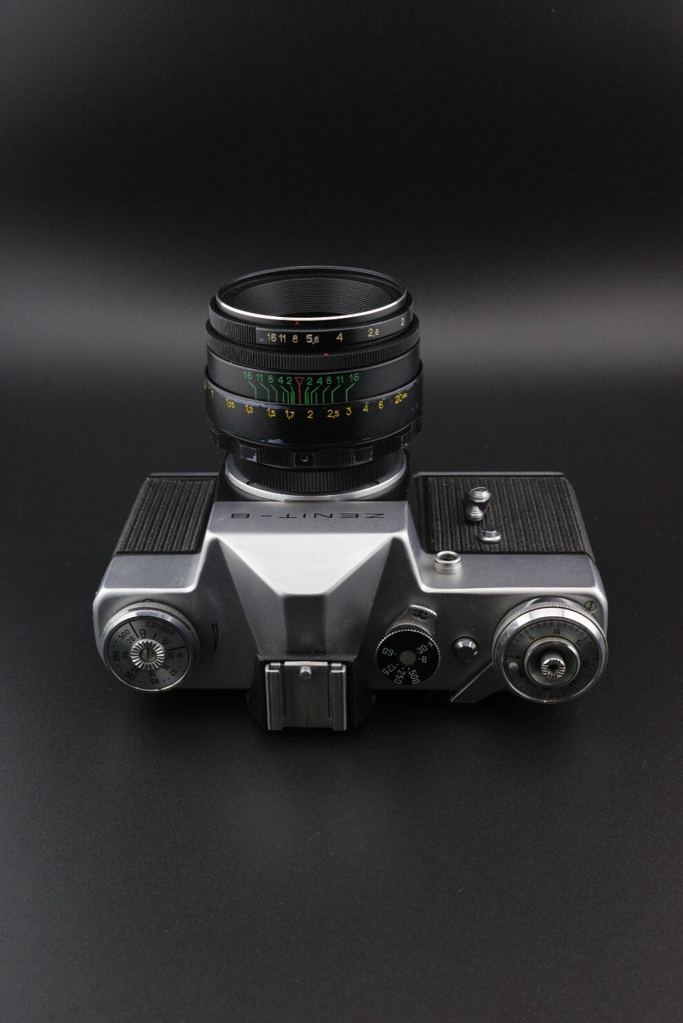 Zenit-B 35mm Film SLR Camera + Helios 44-2 58mm F2 Lens & Case Tested & Working