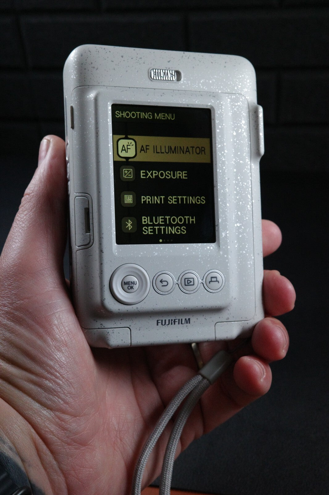 Fujifilm Instax Mini LiPlay Digital Instant Print Camera - White - Near Mint