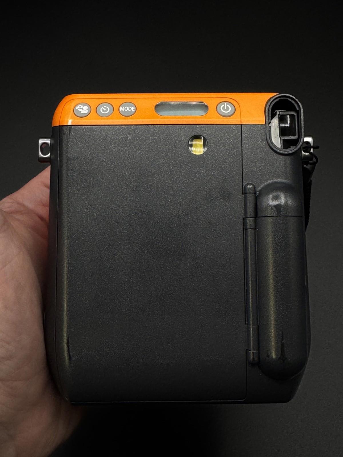 Fujifilm Instax Mini 70 Orange Instant Camera + Batteries & Film (Read Details)