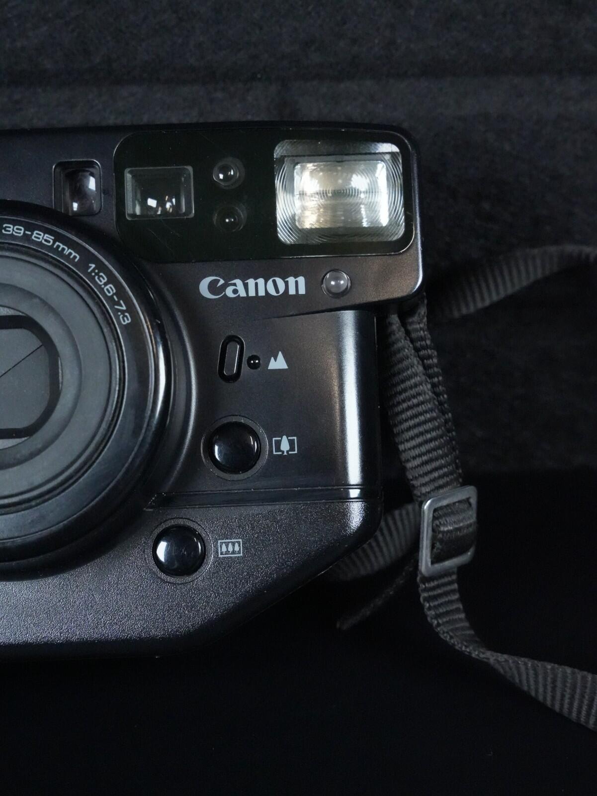 Canon Sure Shot Zoom XL 1980's 35mm Point & Shoot Film Camera Tested & Working