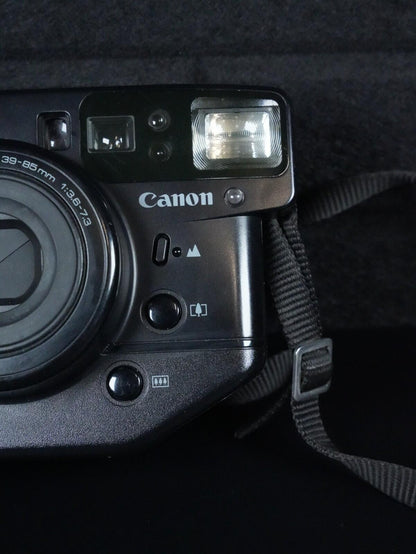 Canon Sure Shot Zoom XL 1980's 35mm Point & Shoot Film Camera Tested & Working
