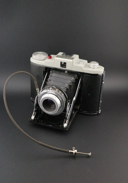 Kodak 66 Model II Vintage 1950's 120 Film Folding Camera + Case Tested & Working