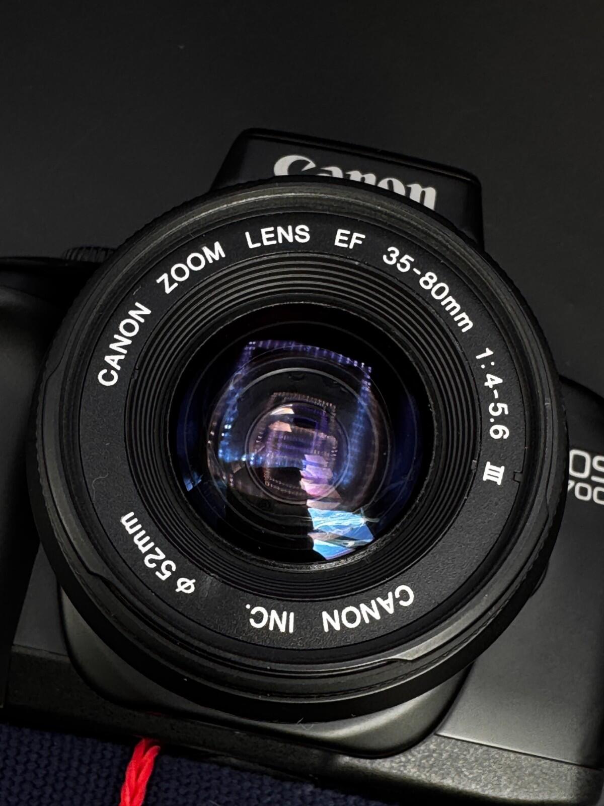 Canon EOS 700 35mm SLR Film Camera & 35-80mm Canon Lens - Working - Read Details