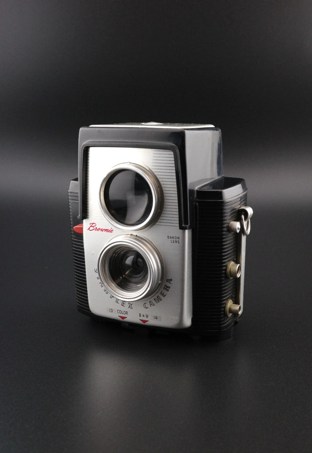 Kodak Brownie Starflex Vintage 127 Film Camera + Leather Case - Tested & Working