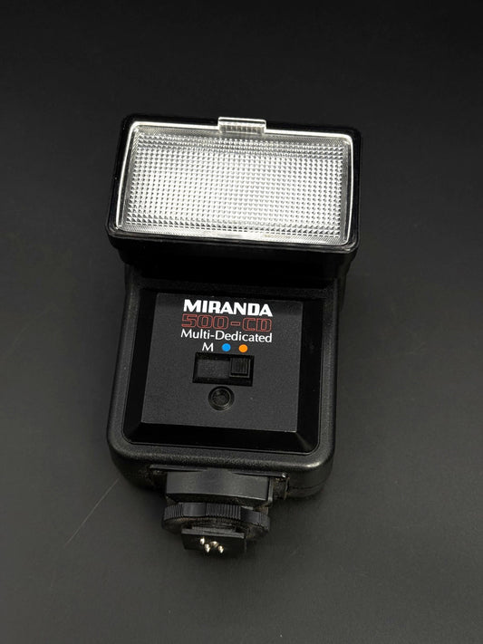 Miranda 500 CD Multi-Dedicated Flash For Canon, Minolta & Nikon - Working (C39)