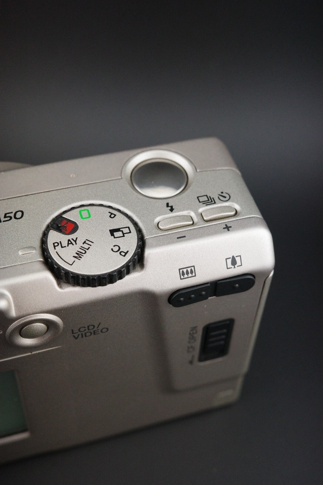 Canon PowerShot A50 1.3MP CCD Vintage Digital Camera + CF Card Tested & Working