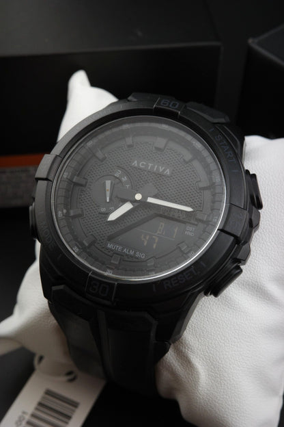 Activa X Invicta Spry ACW2583-001 Men's Digital Watch 53mm Black - New & Boxed
